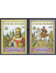 VATICANO 2014 Carlo Magno 2v MNH**