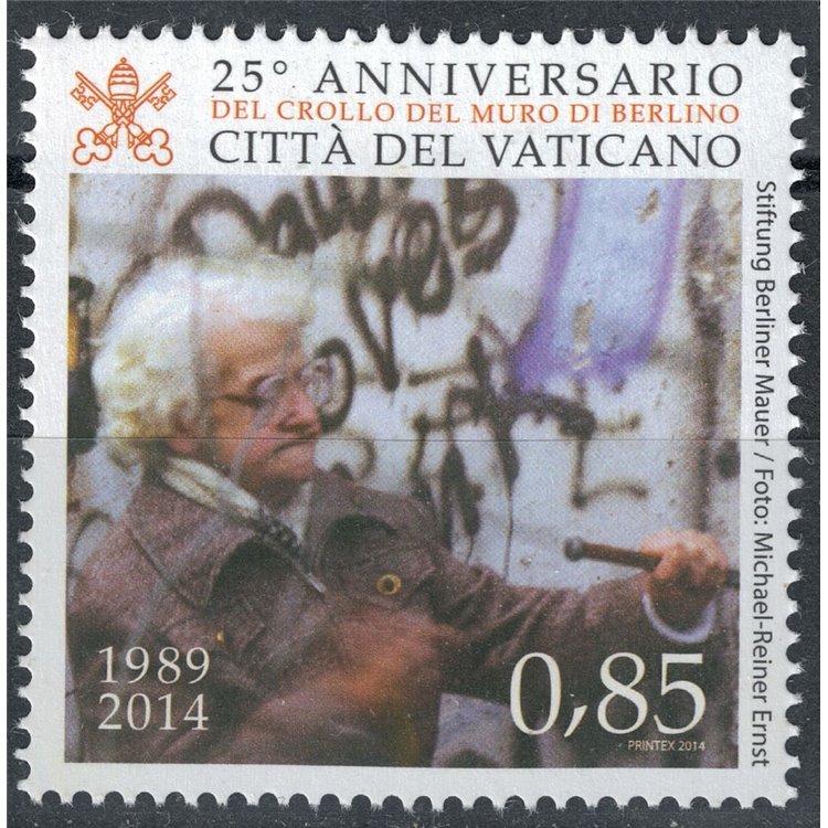 VATICAN 2014 Berlin Wall MNH**