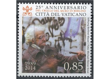 VATICANO 2014 Muro di Berlino MNH**