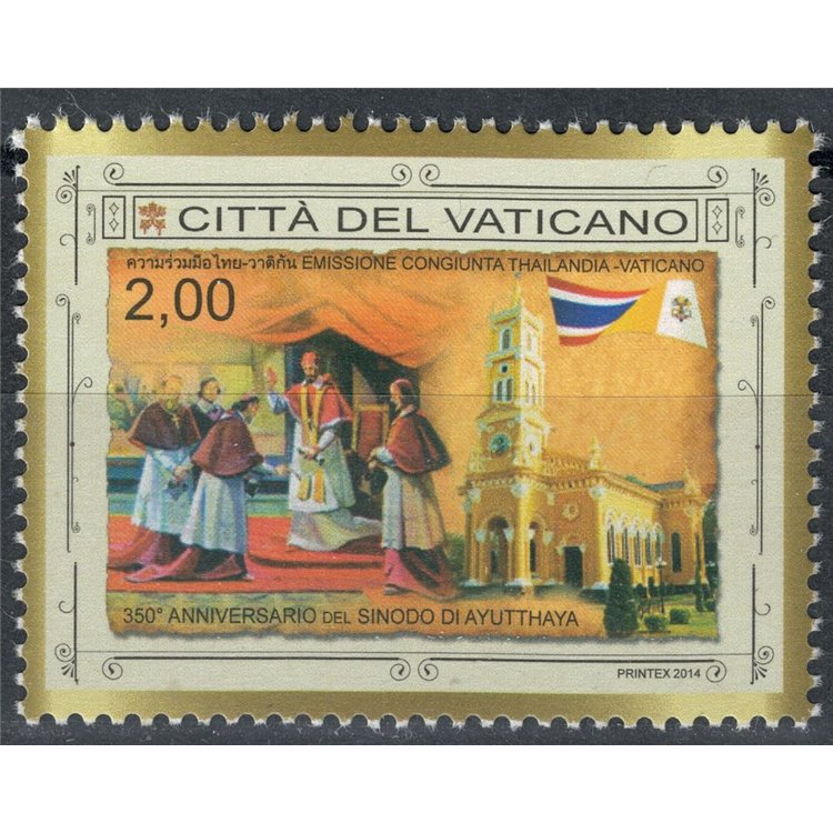 VATICAN 2014 Synod of Ayutthaya MNH**