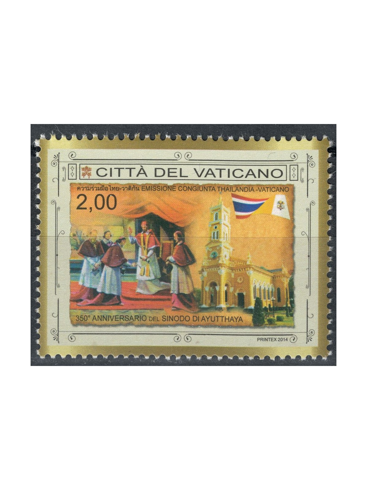 VATICAN 2014 Synod of Ayutthaya MNH**