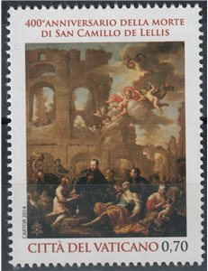 VATICANO 2014 San Camillo de Lellis MNH**