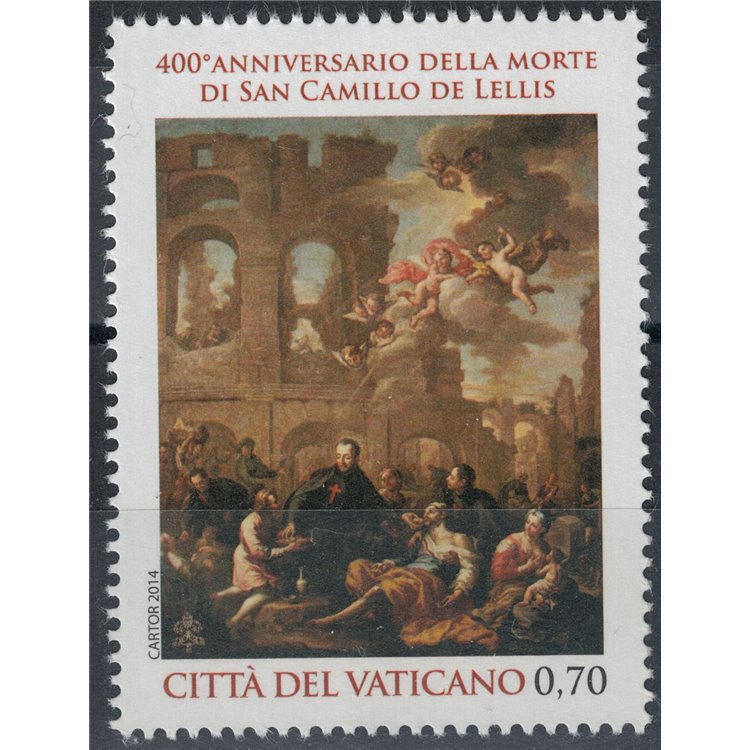 VATICANO 2014 San Camillo de Lellis MNH**
