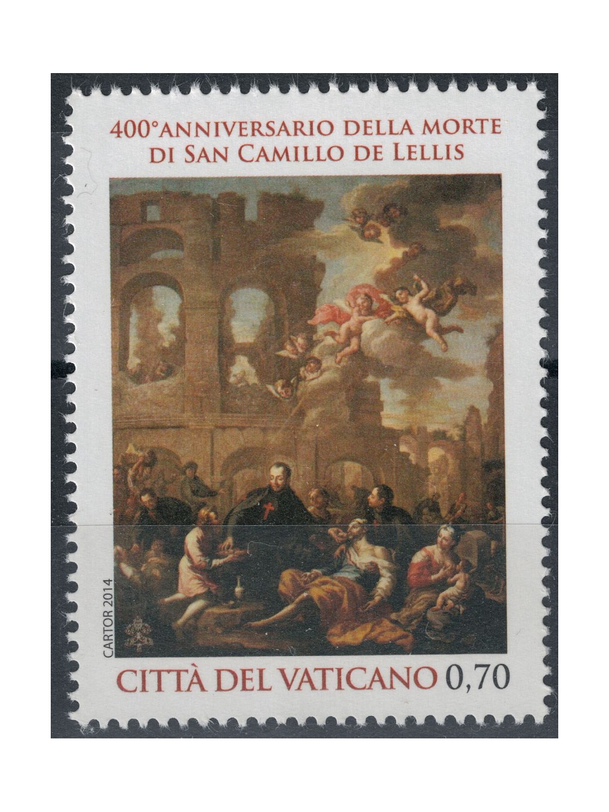 VATICANO 2014 San Camillo de Lellis MNH**