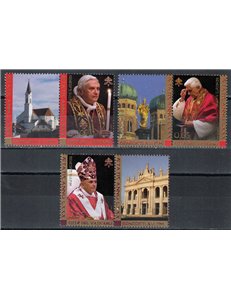 VATICANO 2007 Genetliaco di Papa Benedetto XVI 3v MNH**