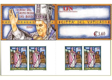 VATICANO 2007 Viaggi di Benedetto XVI LB MNH**