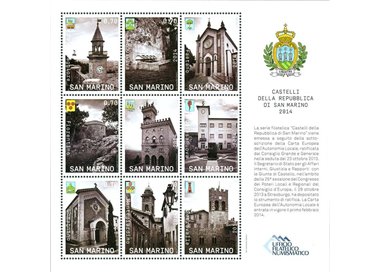 SAN MARINO 2014 Castelli s/s MNH**