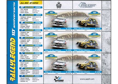 SAN MARINO 2013 Rally Legend m/s MNH**