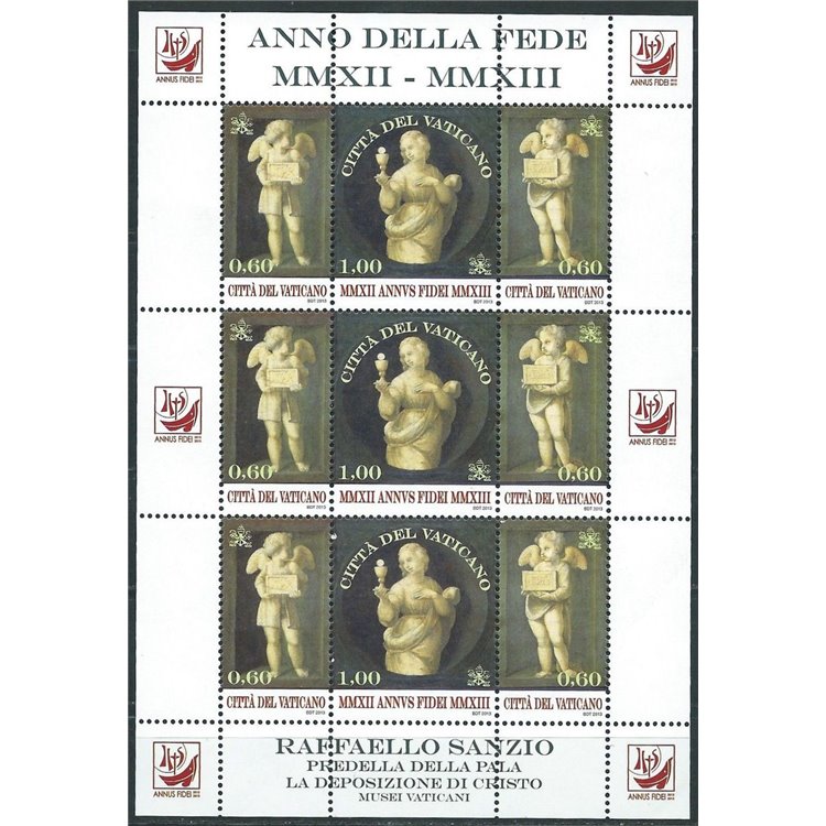 VATICAN 2013 Year of Faith, Raffaello Sanzio m/s MNH**