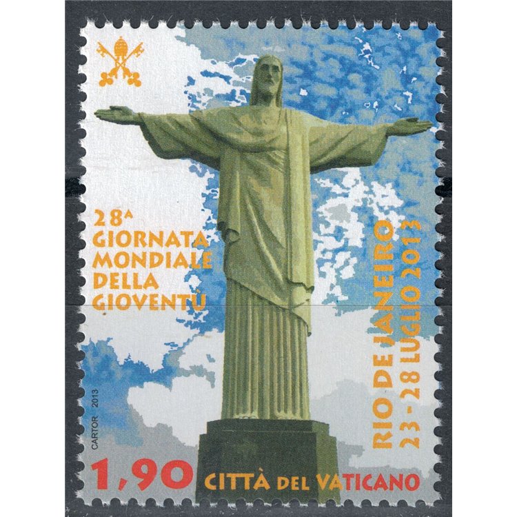 VATICANO 2013 Giornata mondiale della gioventù MNH**