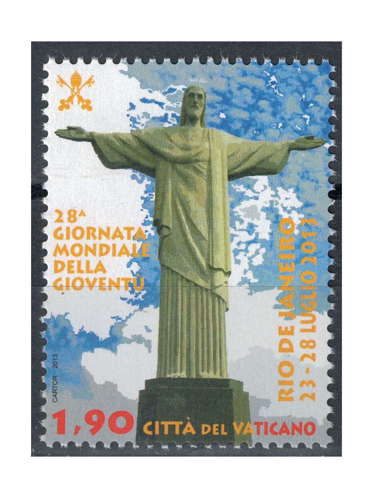 VATICAN 2013 World Youth Day MNH**