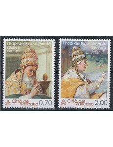 VATICAN 2013 The Pontiffs of the Renaissance 2v MNH**