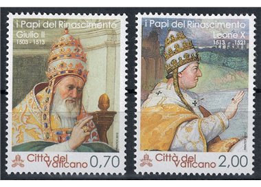 VATICAN 2013 The Pontiffs of the Renaissance 2v MNH**