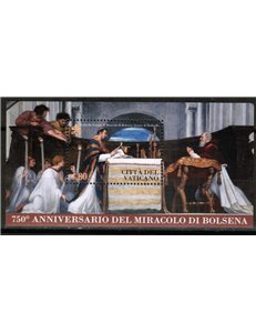 VATICAN 2013 Miracle of Bolsena s/s MNH**