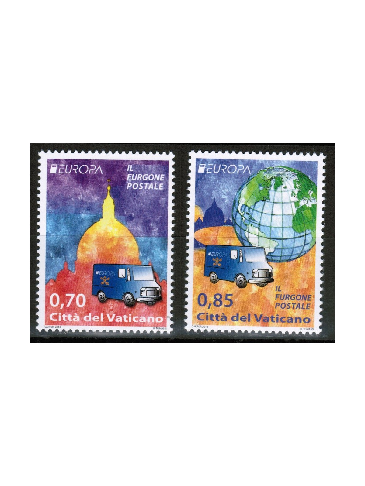 VATICANO 2013 Europa 2v MNH**