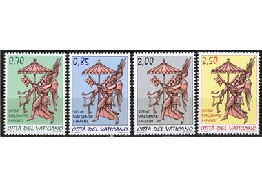 VATICANO 2013 Sede Vacante 4v MNH**