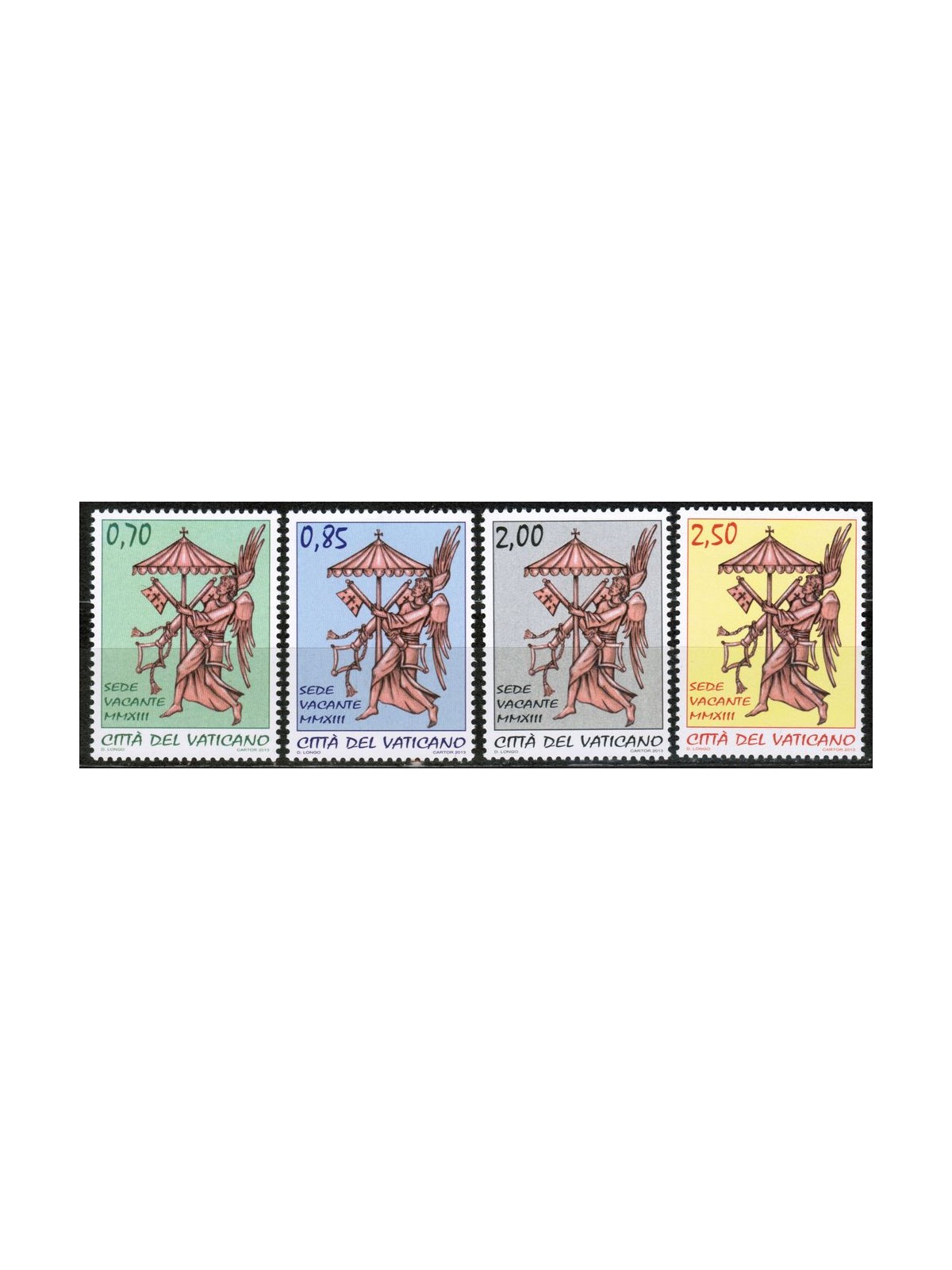 VATICANO 2013 Sede Vacante 4v MNH**