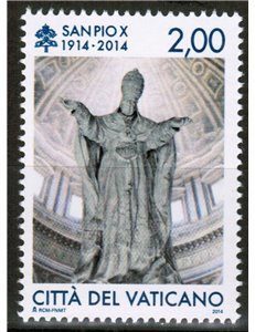 VATICAN 2014 Saint Pius X MNH**