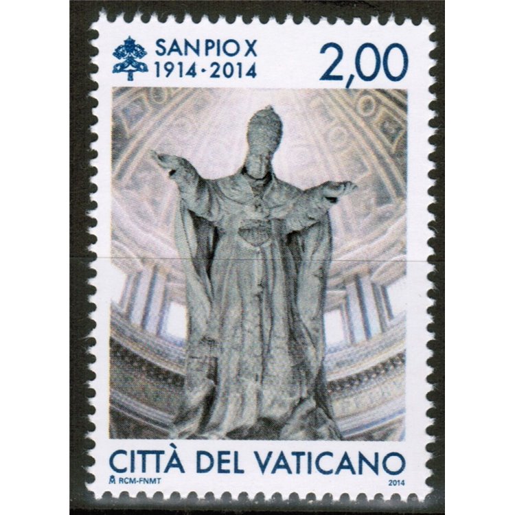 VATICAN 2014 Saint Pius X MNH**