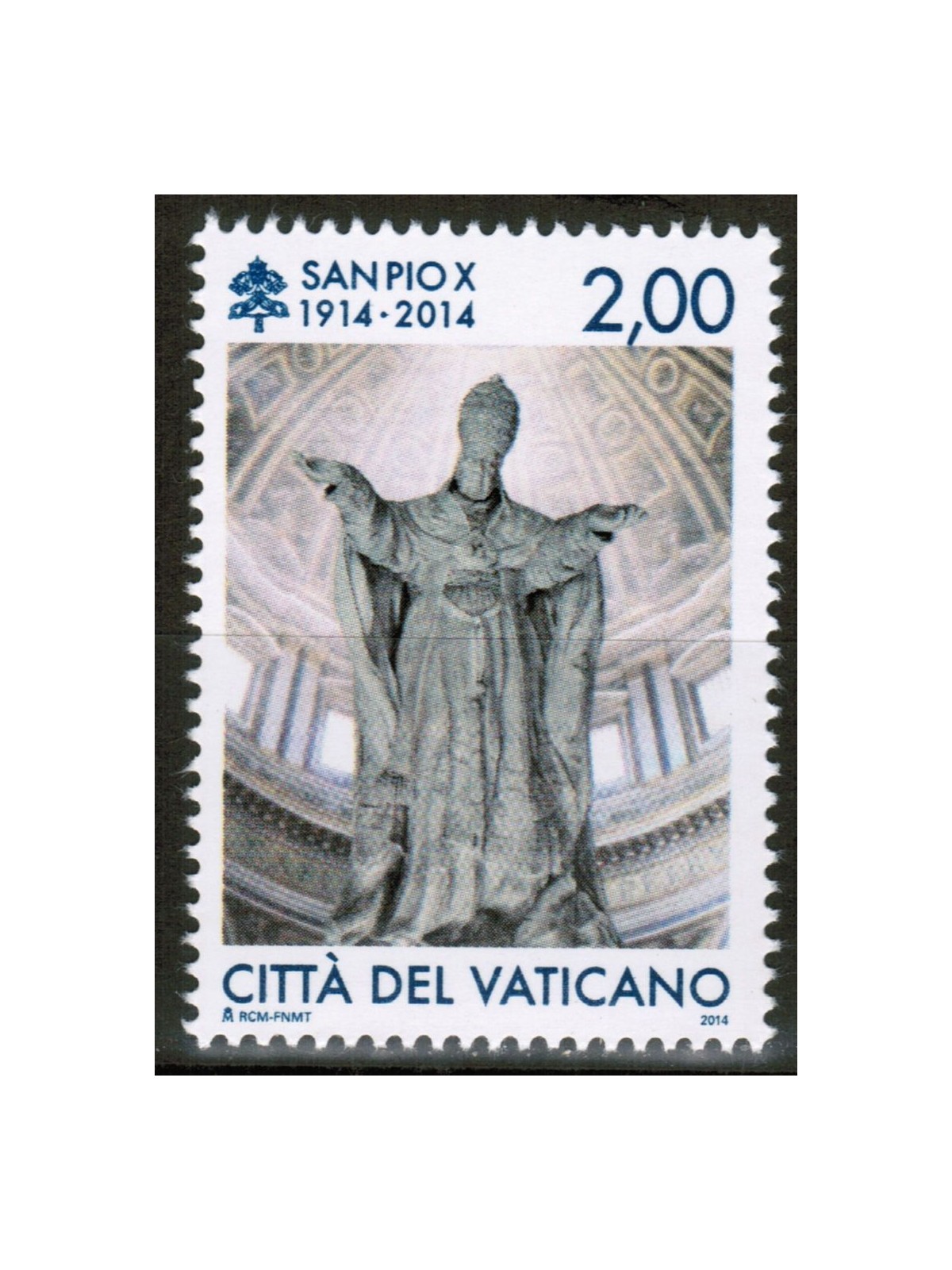 VATICANO 2014 San Pio X MNH**