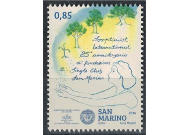SAN MARINO 2014 Soroptimist international single club MNH**