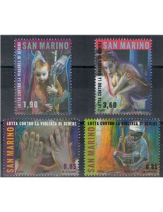 SAN MARINO 2014 Fight against gender violence 4v MNH**
