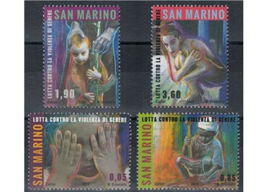 SAN MARINO 2014 Lotta contro la violenza di genere 4v MNH**