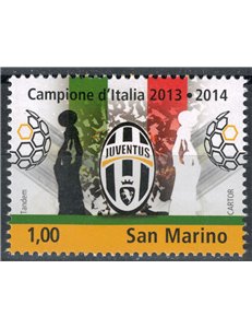 SAN MARINO 2014 Juventus campione d'Italia MNH**