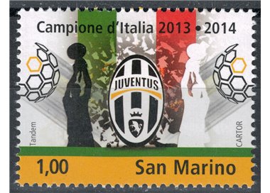 SAN MARINO 2014 Juventus Italian champion MNH**