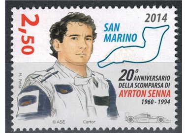 SAN MARINO 2014 Ayrton Senna MNH**