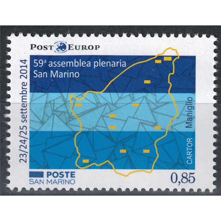SAN MARINO 2014 PostEurop MNH Plenary Assembly**