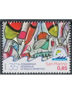 SAN MARINO 2014 Congresso mondiale di pesca sportiva MNH**