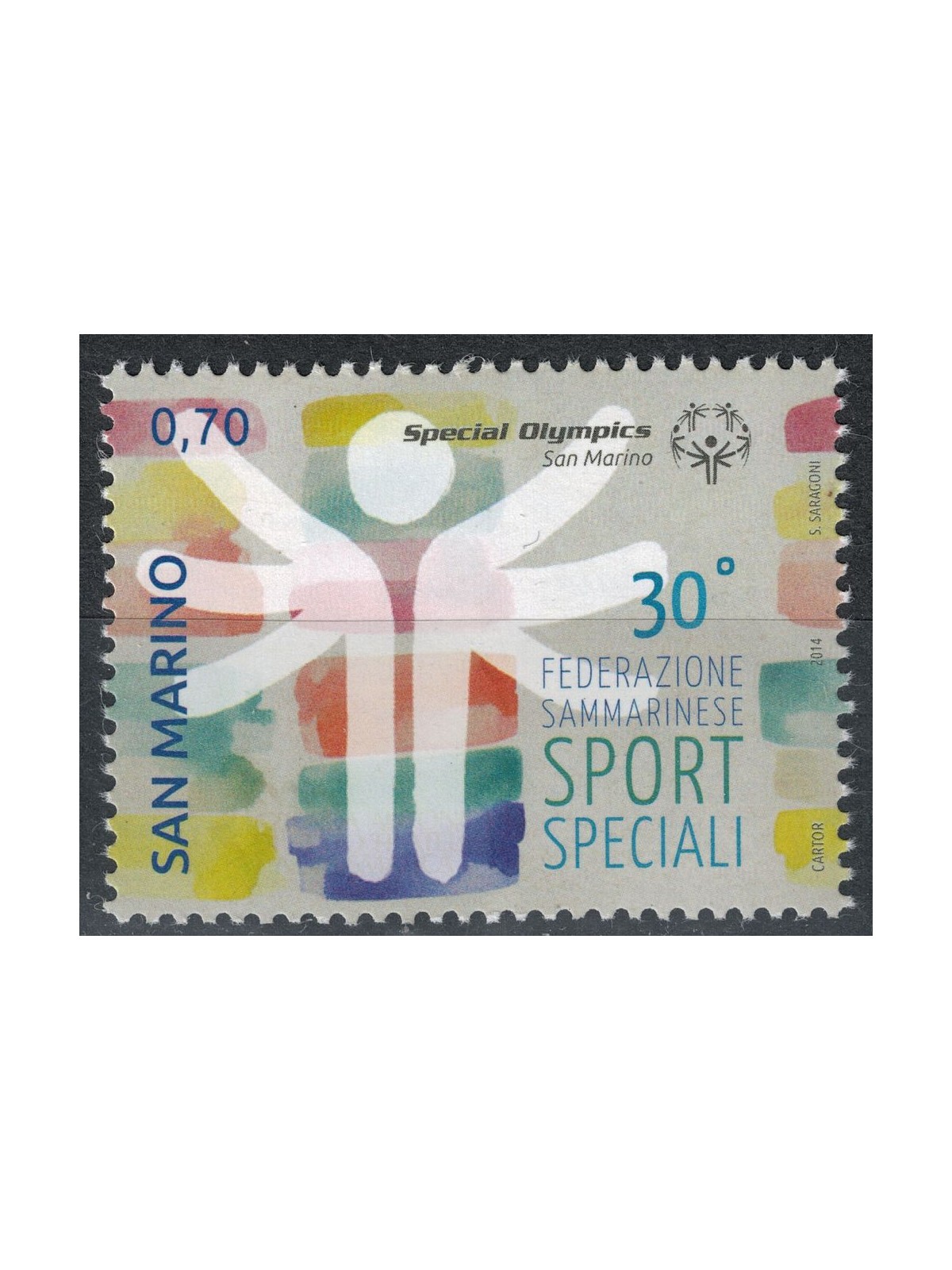 SAN MARINO 2014 San Marino Special Sports Federation MNH**
