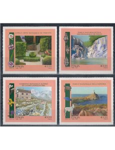 ITALIA 2015 Parchi e giardini 4v MNH**