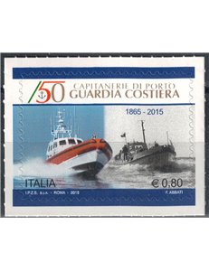 ITALY 2015 Coast Guard MNH**