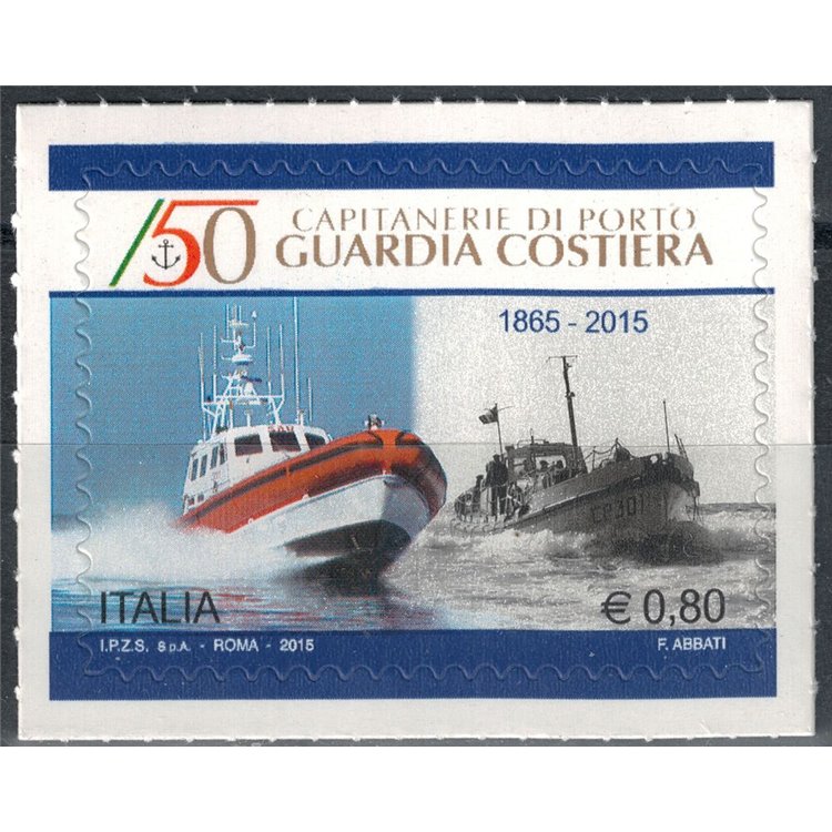 ITALY 2015 Coast Guard MNH**