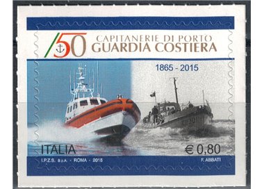 ITALY 2015 Coast Guard MNH**
