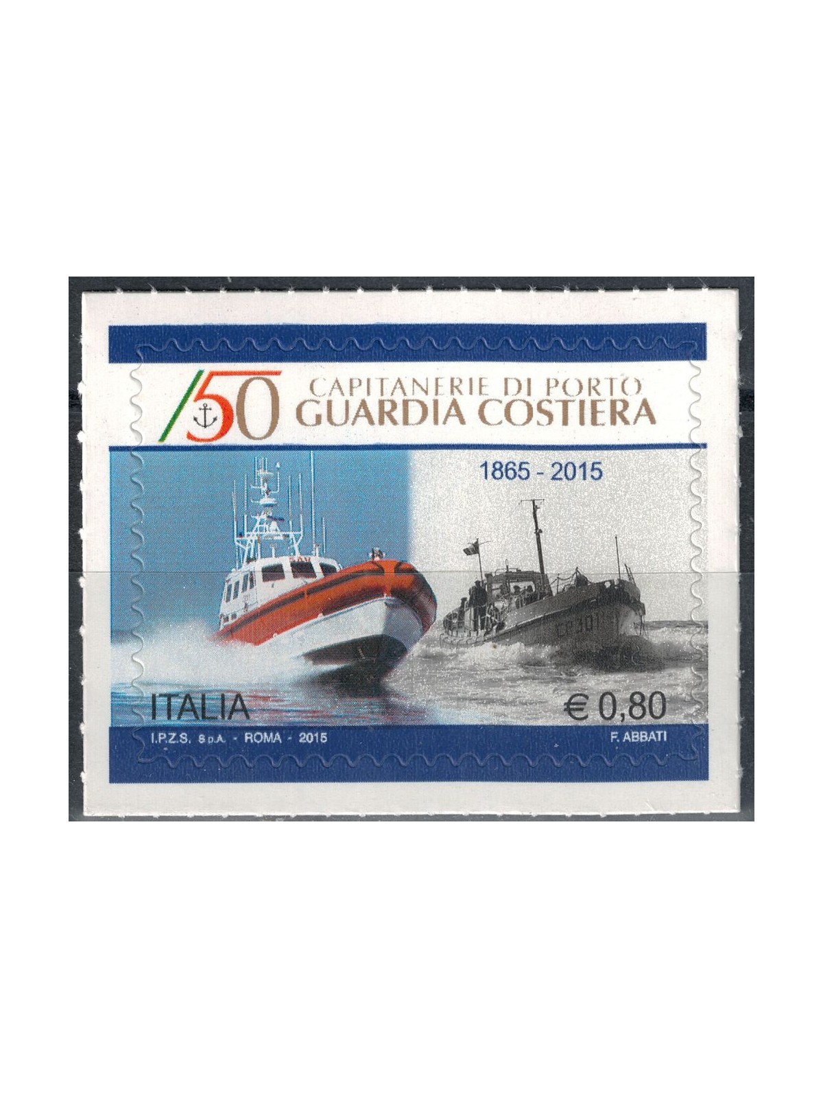 ITALY 2015 Coast Guard MNH**