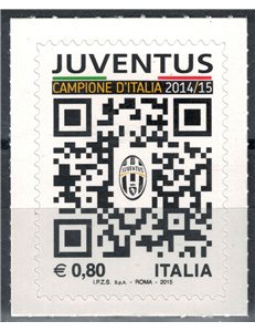 ITALIA 2015 Juventus campione d'Italia MNH**