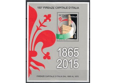 ITALY 2015 Florence capital of Italy s/s MNH**