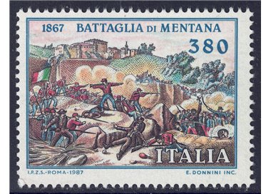ITALIA 1987 Battaglia di Mentana MNH**