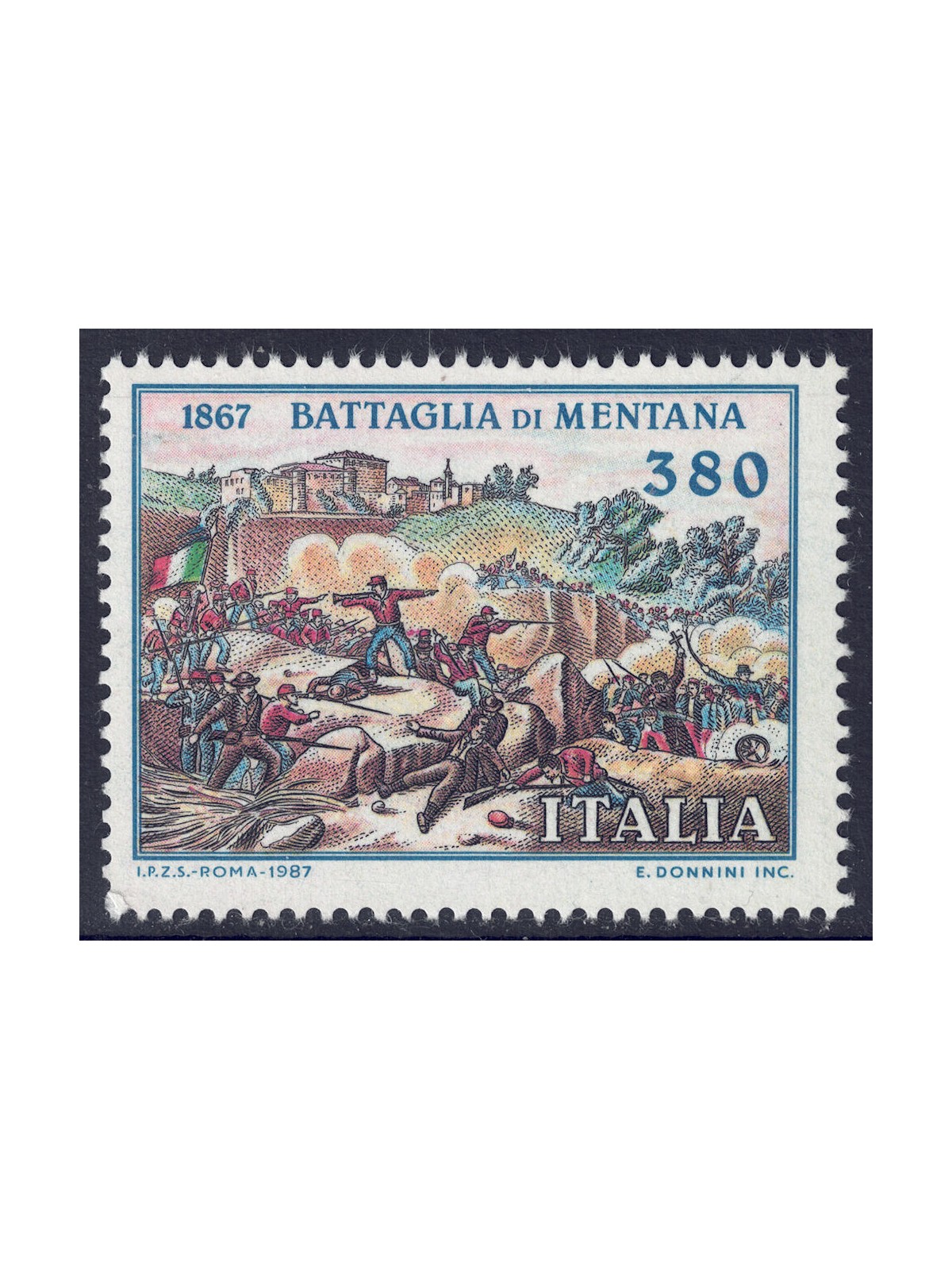 ITALY 1987 Battle of Mentana MNH**