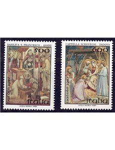 ITALY 1987 Christmas 2v MNH**