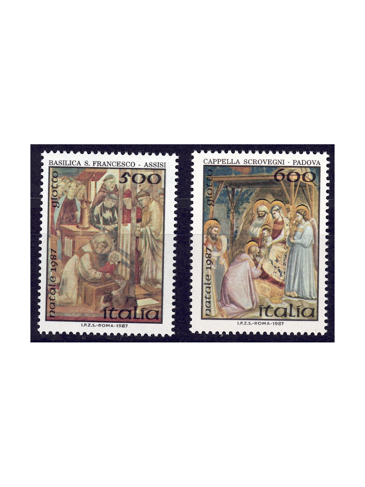 ITALY 1987 Christmas 2v MNH**