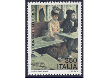 ITALY 1987 Alcoholism MNH**