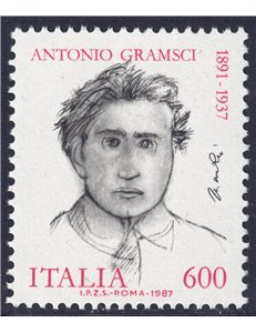 ITALY 1987 Antonio Gramsci MNH**