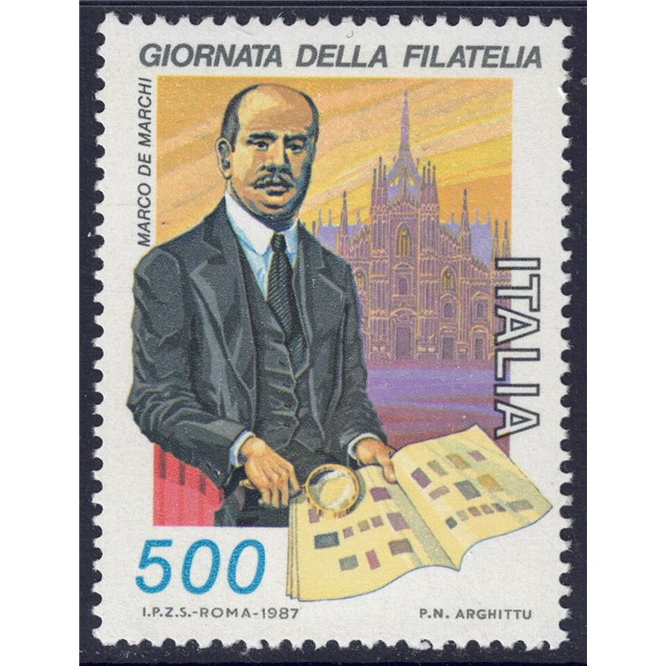 ITALIA 1987 Giornata della filatelia MNH**