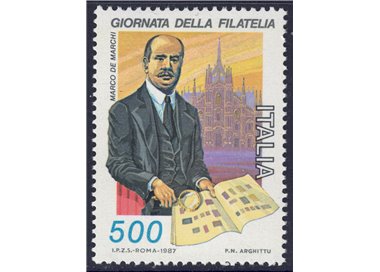 ITALIA 1987 Giornata della filatelia MNH**
