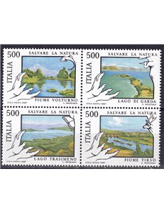 ITALIA 1987 Laghi e fiumi 4v MNH**