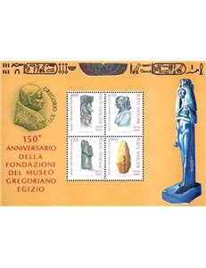 VATICAN 1989 Gregorian Egyptian Museum s/s MNH**